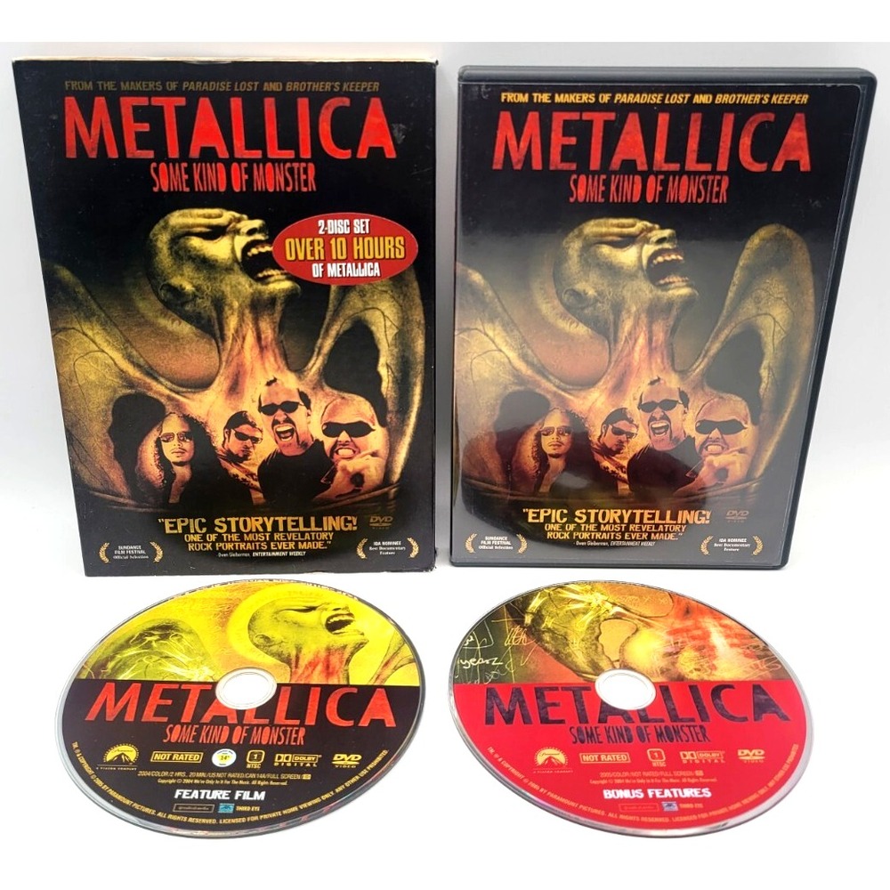 Metallica: Some Kind of Monster (DVD, 2005) w/Slipcover